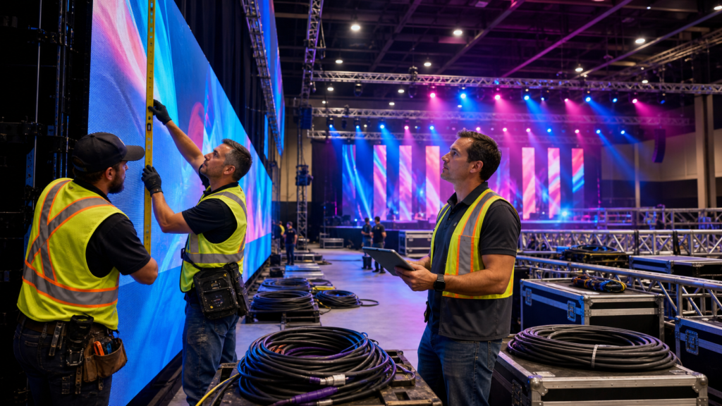 Questioning Event AV Rentals in Edmonton for LED-Heavy Shows
