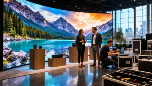 Leveraging Trade Show LED Display Rental in Calgary for Story-Driven Booths